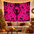thumbnail image 3 of Pink Cat and Cauldron Tapestry, 3 of 7