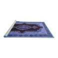 thumbnail image 2 of Ahgly Company Machine Washable Indoor Rectangle Persian Blue Traditional Area Rugs, 5' x 8', 2 of 4