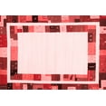 thumbnail image 1 of Ahgly Company Indoor Rectangle Abstract Red Contemporary Area Rugs, 5' x 8', 1 of 4