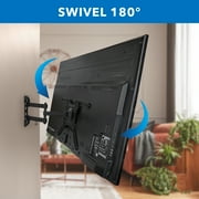 Mount-It! Full Motion TV Wall Mount with Swivel Arm for 28 32 40 43 48 50 55 Inch Flat Screen TVs