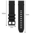 thumbnail image 3 of Correa de reloj de cuero de cierre rápido con hebilla de hebijón Diseño de abalorios para un ajuste perfecto a cualquier estilo de muñeca, 3 of 7