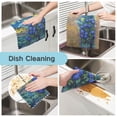 thumbnail image 2 of 6 Pieces of Kitchen Towels Ultra Soft Absorbent Quick Drying Dish Cloths 11×11inch Midnight Rose Citadel, 2 of 9