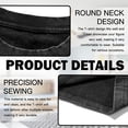 thumbnail image 3 of Men's Oversized T-Shirt Cotton Vintage Acid Washed Tee Casual Streetwear Top Summer Baggy Boyfriend Style Shirt, 3 of 6