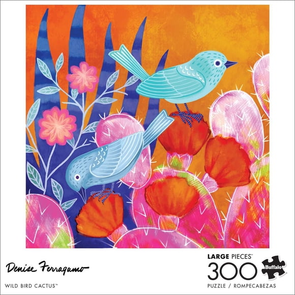 Buffalo Games - Denise Ferragamo - Wild Bird Cactus - 300 Piece Jigsaw Puzzle