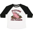 thumbnail image 3 of Inktastic Future Pig Farmer with Cute Pig Family Boys or Girls Toddler T-Shirt, 3 of 5