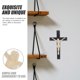 thumbnail image 2 of DIY Crucifix Wall Cross Jesus Statue Craft Jesus Sculpture Statue Figurine for Wall Cross, 2 of 4
