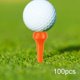 thumbnail image 3 of Juego de 100 tees de golf de 35 mm, reutilizables, accesorios de golf, tees cortos, ayuda para el entrenamiento de golf Naranja, 3 of 9