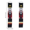 thumbnail image 2 of CRILSTYLEO 1 Pair Nutcracker Soldier Christmas Door Banner, Multi-Color Reusable Hanging Decoration for Holiday Home, 2 of 8