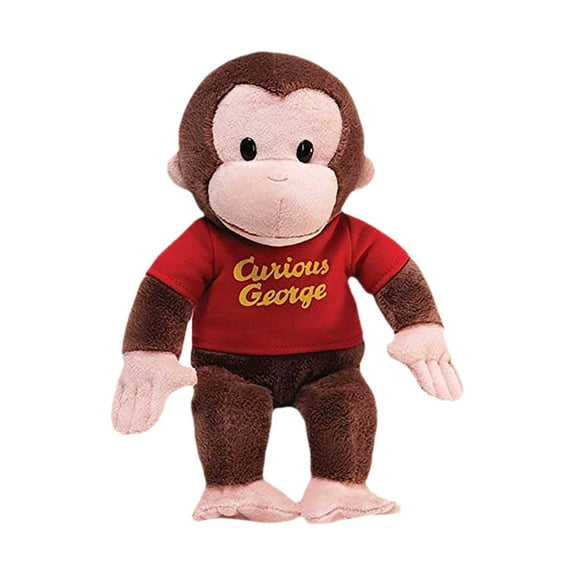 Curious George Monkey Plush Toy 15.75 In – Soft Cuddle Stuffed Animal, Cute Kids Plushie, Hugging Pillow Toy for Boys Girls, Birthday & Christmas Gift, Bedroom Travel Companion