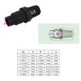 thumbnail image 2 of pvc ball foot valve strainer 20 25 32 40 50 63 75 90mm plastic foot valve filter non return valve water pump pool well, 2 of 3