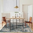 thumbnail image 5 of ReaLife Rugs Machine Washable Area Rug - Living Room Bedroom Bathroom Kitchen Entryway Office - Padded Low Pile Stain Resistant Premium - Modern Abstract Contemporary - ASA - Gray Ivory 7'6" x 9'6", 5 of 5