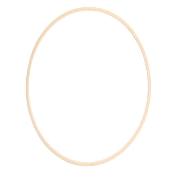 LOLIPPYY Natural Wooden Wreath Hoop for DIY Dream Catcher Garland and Floral Crafts