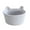 Grey, variant on Dengjunhu Cotton Rope Basket with Cat Ears, Little Storage Baskets Sock Basket Pet Toy Basket Rope Baskets with Handles Mini Storage Bins
