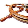 thumbnail image 5 of Wooden Ship Wheel (Natural Wood) - (36 Inches), 5 of 5