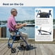 thumbnail image 5 of Andador plegable con asiento Drive Medical R728BL, color azul, 5 of 5