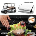 thumbnail image 6 of XYZCANDO Cute Frog Daisy Print Golf Cart Seat Cover - 4 Pockets Non Slip Terry Cloth Universal 2 Passenger Golf Cart Accessory, 6 of 8