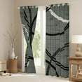 thumbnail image 3 of Manfei Waves Stripes Lines Curtains Pack of 2 (42x84 Each),Modern Geometric Curtains Blackout,Gray Black Bedroom Curtains For Boys Girls,Breathable Home Decor, 3 of 6