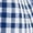 Z1-Blue, variant on HongQid Women Bermuda Shorts Knee-Length Drawstring Elastic Waist Wide Leg Baggy Gingham Stripe Shorts with Pockets