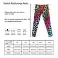 thumbnail image 6 of COEQINE Leopard Print Colorful Girls Novelty Legging for Travel, Yoga Dance Pants Tummy Control Sport Leggings, for 6-7 Years Kids Girls, 6 of 7