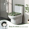 thumbnail image 4 of FORUDESIGNS Camo Print Toilet Lid Cover Toilet Tank Cover 2 Pieces Non-Fading Toilet Lid Protector, Machine Washable Seat Covers for Bathroom Decoration Accessories, 4 of 8