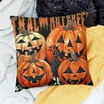 thumbnail image 2 of BANET Halloween Pillow Covers Witch’s Leg Pumpkin Happy Halloween Pillows Decorative Throw Pillows Cases Outdoor Fall Pillows Halloween Decorations for Home Couch Decor 18x18in, 2 of 5