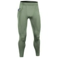 thumbnail image 1 of Men's Tight Fitness Running Compression Pants - Polyester, Durable, for Exercise and Sports, 1 of 4