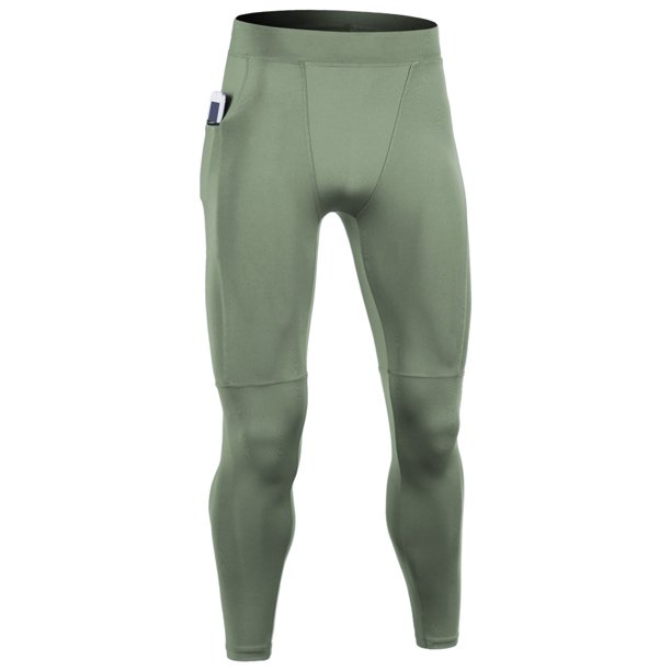 Pantalones de compresión para hombre - Pantalones cortos ajustados para correr y entrenar baloncesto - Poliéster elástico para hacer ejercicio