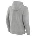 thumbnail image 3 of Men's Fanatics  Heather Gray San Antonio Spurs Primary Logo Pullover Hoodie, 3 of 3