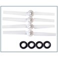 thumbnail image 2 of 2 Pares De Juegos De Palas De Rotor De Hélice A Y B Para YUNEEC Typhoon G Q500 Q500+ Q500 4k RC Quadcopter Drone - Blanco, 2 of 5
