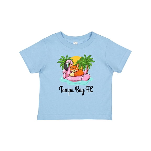 Inktastic Tampa Bay Florida Flamingo Girls Baby T-Shirt