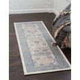 thumbnail image 1 of Unique Loom Salzburg Collection Traditional Oriental Cream Runner Rug (2' 0 x 6' 0), 1 of 1