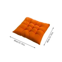 CASAFUN 2 Pcs Squares Pillows Seating for Adults & Kids,Seat Cushion for Office Chair,Meditation Floor Pillow for Yoga Balcony Living Room Tatami Outdoor,Cushion Pad for Long Seating