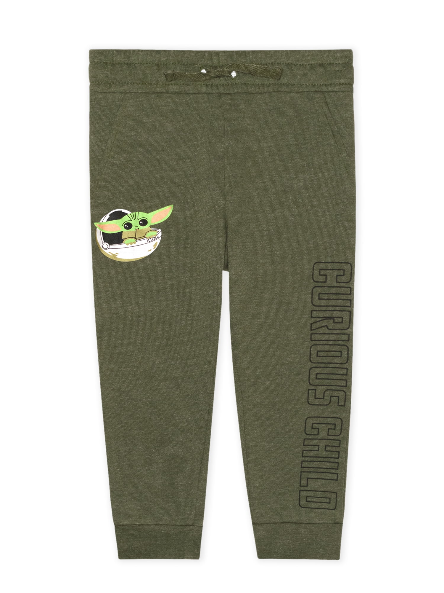 Baby Boy Yoda Baby and Toddler Boy Fleece Jogger Pant Multipack, 3-Pack, Sizes 12M-5T
