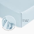 thumbnail image 4 of Floral Comforter Set with Sheets - 7 Piece Bed in a Bag for Full Size, White Blue Cottagecore Aesthetic, 4 of 6