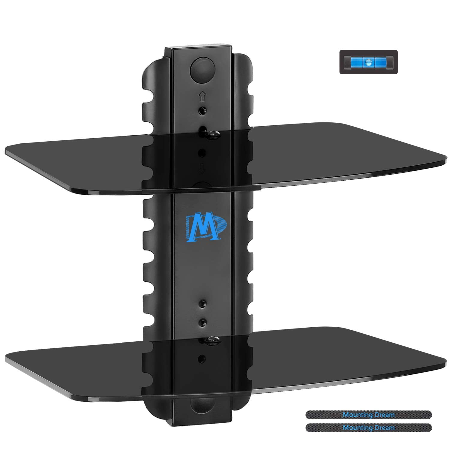 Mounting Dream MD52002 Two Shelf DVD DVR VCR Wall Mount Bracket