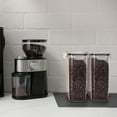 thumbnail image 2 of Sorbus Clear Plastic 2-Pack Airtight Coffee Bean Storage Container Set with Easy-Access Lids - Keeps Coffee Beans Fresh, BPA-Free, 2 of 5