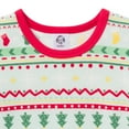 thumbnail image 4 of 2-Piece Baby & Toddler Neutral Mint/Red Holiday Family Pajamas, 4 of 8