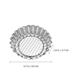 thumbnail image 2 of LITINKIMI 15Pcs High Strength Stainless Steel Tart Molds Assorted Color for Baking Use, 2 of 8