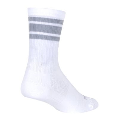 Socks - SockGuy - Throwback White S/M 6" SGX X6THWBKWHT