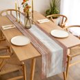 thumbnail image 4 of Barn Red Wooden Table Runner Contemporary Shabby Distressed Tablerunners 14 x 72 Inch, Table Decorations Tabletop Scarf for Summer Gathering Holiday Farmhouse Kitchen Dining Decor, 4 of 8
