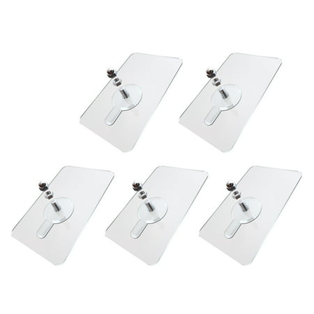 

xinhuadsh Wall Hook Nails Wall Mounted 5Pcs Wall Picture Hanger Hook Nail Waterproof Good for Office