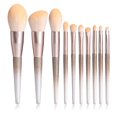 thumbnail image 3 of 10pcs Gold Embellished Makeup Brushes Microcrystalline Silk Beauty Brushes Difference Makeup Brush Set, 3 of 7
