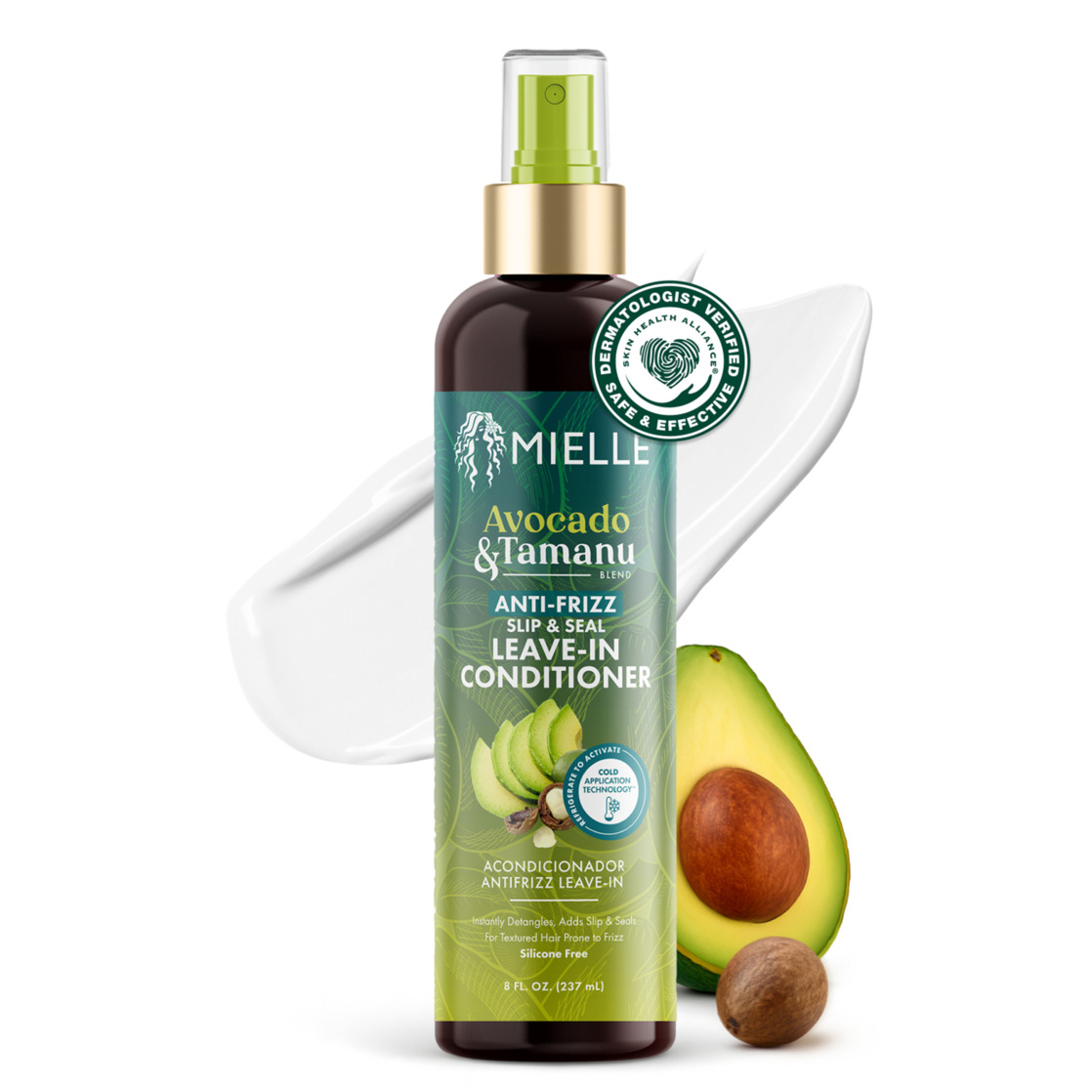 Mielle Organics Avocado & Tamanu Anti-Frizz Leave-In Conditioner photo 8