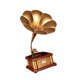thumbnail image 1 of Estatua de tocadiscos, colección de figuras de Metal, regalo de cumpleaños, artesanía, adorno, escultura para pasillo, interior, oficina, gabinete, Estilo C, 1 of 9