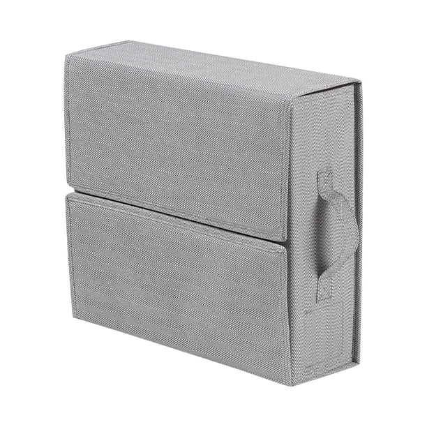 Baúles de almacenamiento, organizadores de armario y almacenamiento, caja de almacenamiento de ropa y mantas, caja de almacenamiento de sábanas y edredones con asa plegable, almacenamiento de armario,