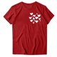 thumbnail image 2 of RKSTN Valentine's Day T Shirts for Women Cotton Oversized Crewneck Heart Graphic Print Short Sleeve Shirt Pullover Tops Womens Casual Valentine Print Round Neck Regular Fits Comfy Summer Tee Shirts, 2 of 8