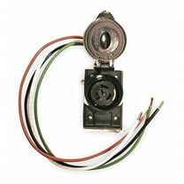 Southwire Prewired Receptacle,125/250V,Bare Wire SR50