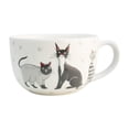 thumbnail image 2 of Juego 2 Tazas Jumbo, Diseño Gatos Relieve, Tazas para Bebidas Calientes o Tarro Multiusos, Capacidad 500 ml, 2 of 6