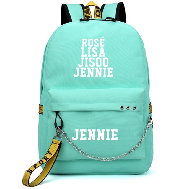 New Backpack Chain Bag Peripheral Backpack Sports Bag Student Schoolbag Candy Color Bright Color Bag usb Charging Bag