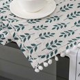 thumbnail image 4 of Microwave Oven Dust Proof Cover, Microwave Oven Accessory, Oil Proof Cover, Green Wheat Ears Pattern, 4 of 5